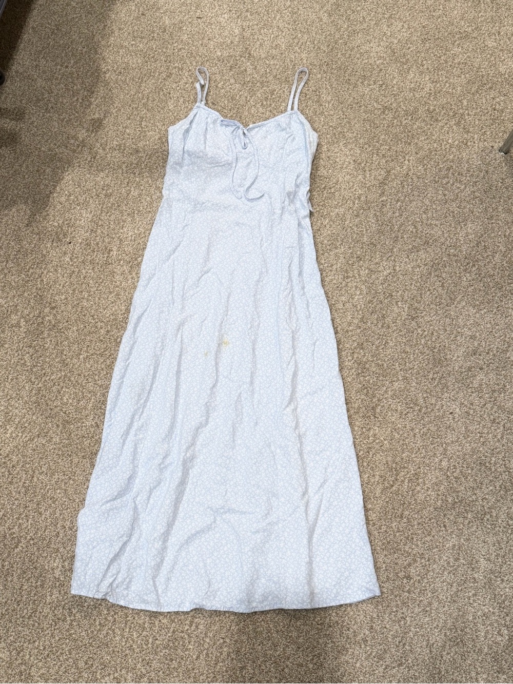 Brandy Melville Light Blue Spaghetti Strap Sundress